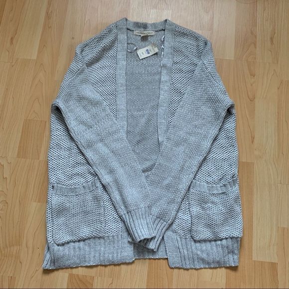 New Aeropostale Waffle Knit Cardigan Size Small - Picture 1 of 5